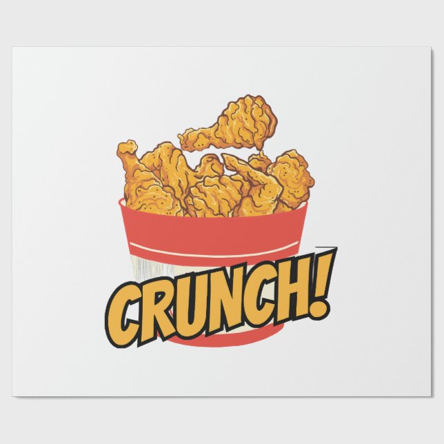 Fried-chicken Wrapping Paper (Flat)