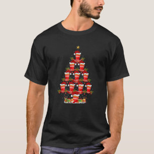 Fried Chicken Xmas Lighting Fried Chicken Christma T-Shirt