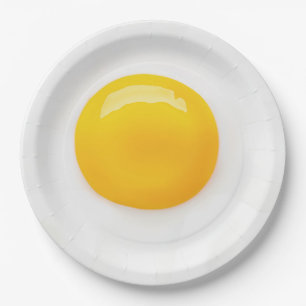 FRIED EGG 2   PAPER PLATE