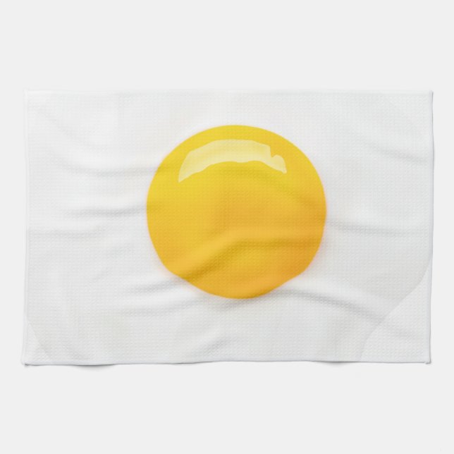 FRIED EGG 2      TEA TOWEL (Horizontal)
