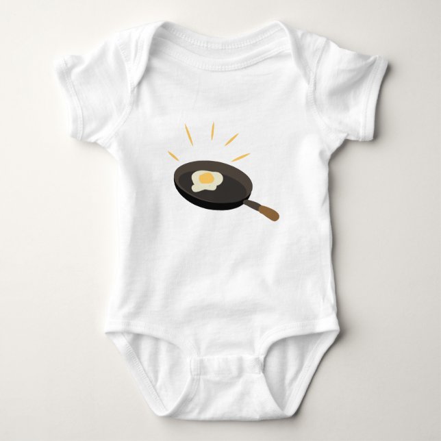 Fried Egg Baby Bodysuit (Front)