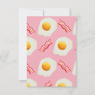 Fried Egg & Bacon Card
