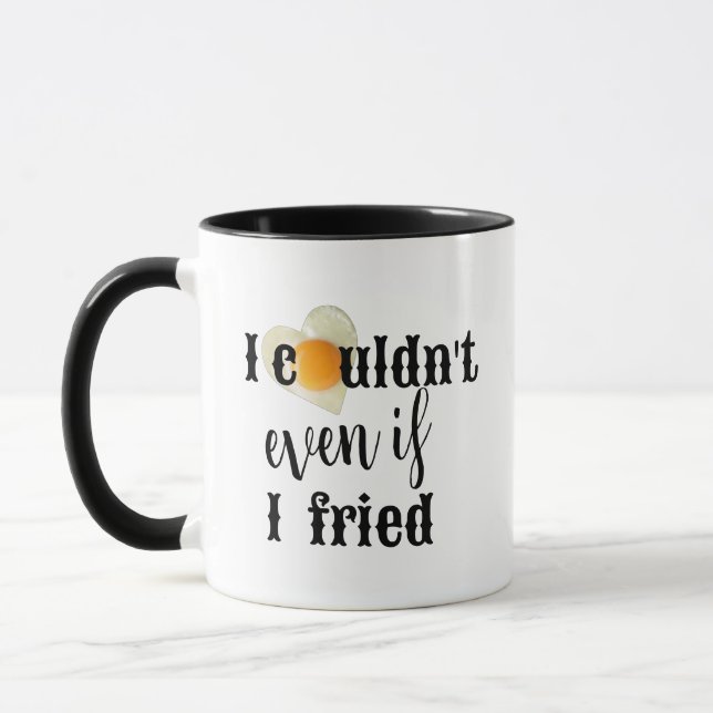 Fried egg breakfast - funny breakfast Coffee  Mug (Left)