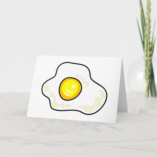 Fried Egg Card (Front)