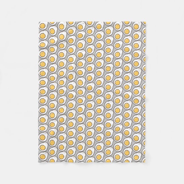 fried-egg fleece blanket (Front)