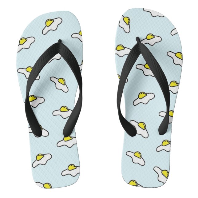 Fried Egg Flip Flops (Footbed)