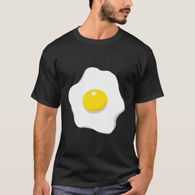 Fried Egg Halloween T-Shirt (Front)