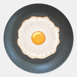 Fried Egg in Pan - Sticker