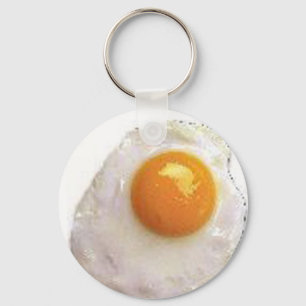 Fried Egg Key Ring