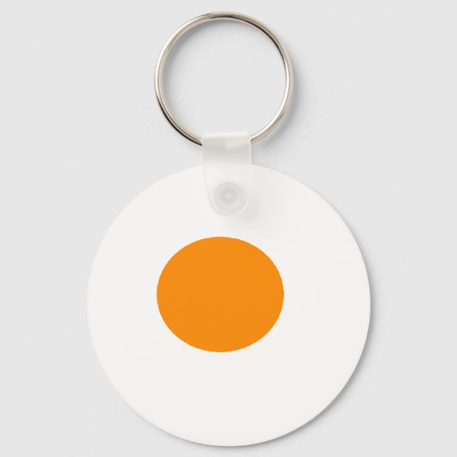 fried egg key ring (Front)