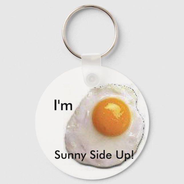 Fried Egg Key Ring (Front)