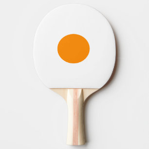 Fried egg ping pong paddle