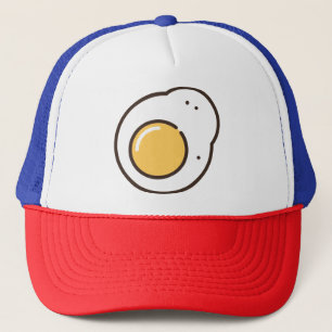 fried-egg trucker hat