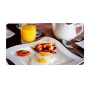 Fried eggs breakfast