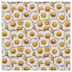 Fried Eggs Fabric