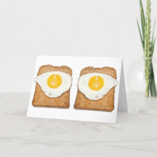 Fried Eggs Greeting Card
