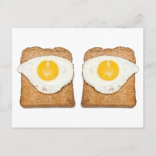 Fried Eggs Postcard