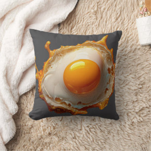 Fried Eggs Sunny side Up  Cushion