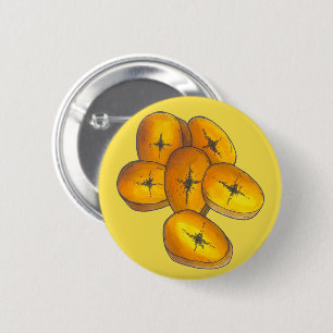 Fried Plantains Cooking Bananas Caribbean Food 6 Cm Round Badge