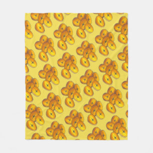 Fried Plantains Cooking Bananas Caribbean Food Fleece Blanket