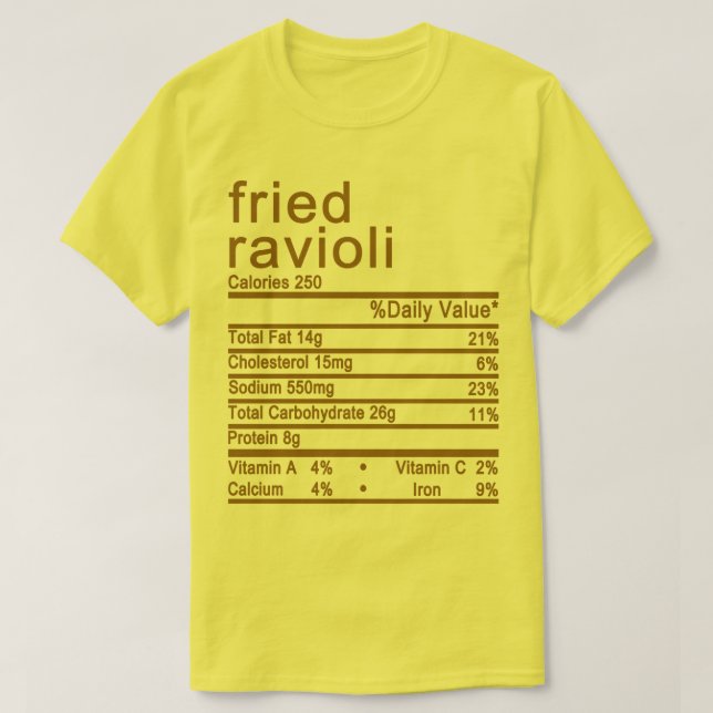 fried ravioli T-Shirt (Design Front)