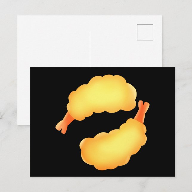 Fried Shrimp  Postcard (Front/Back)
