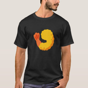 Fried Shrimp Shrimp Tempura Prawn Costume   T-Shirt