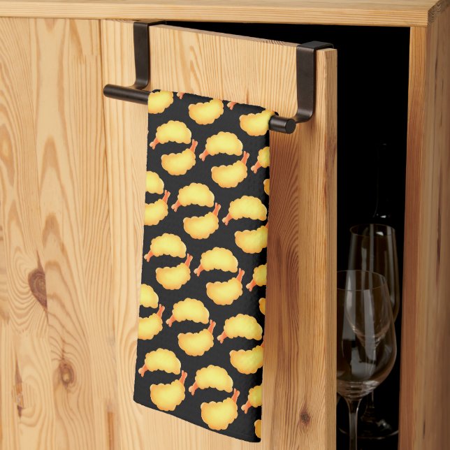 Fried Shrimp  Tea Towel (Thirds Fold)