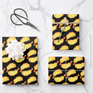 Fried Shrimp  Wrapping Paper Sheet