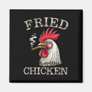 Fried Smoking Chicken Graphic Weed Men Women Magnet