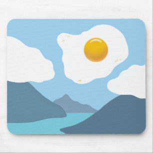 Fried Sun Mouse Pad