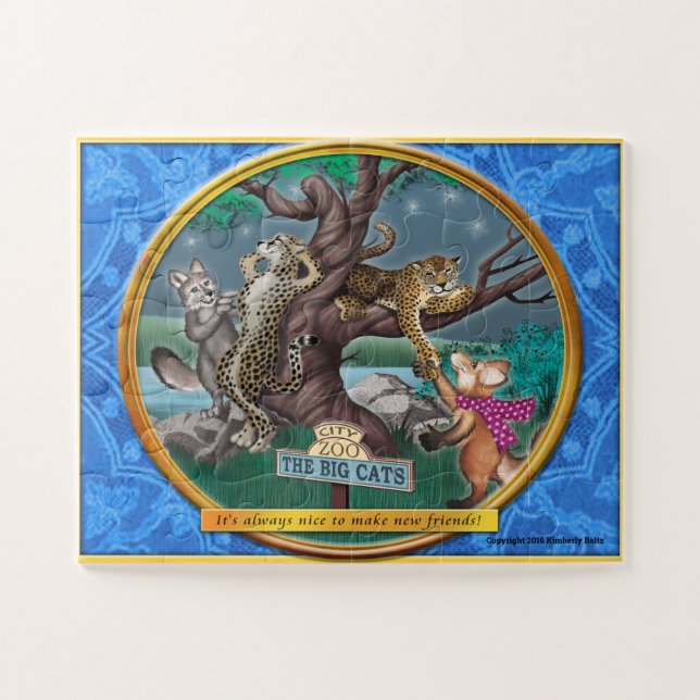 Frieda Goes to the Zoo puzzle (Horizontal)