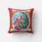 Frieda Tails Christmas throw pillow