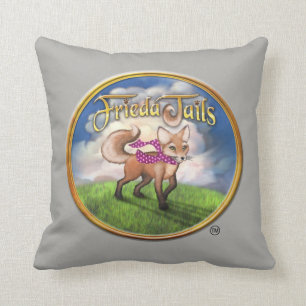 Frieda Tails throw pillow