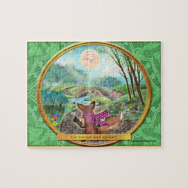 Frieda Tails Volume 2 - Go explore!  puzzle (Horizontal)