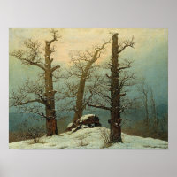 Friedrich - Cairn In Snow