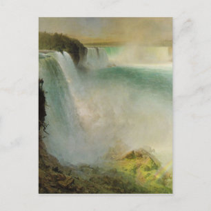 Friedrich Church Landscape painting Postcard