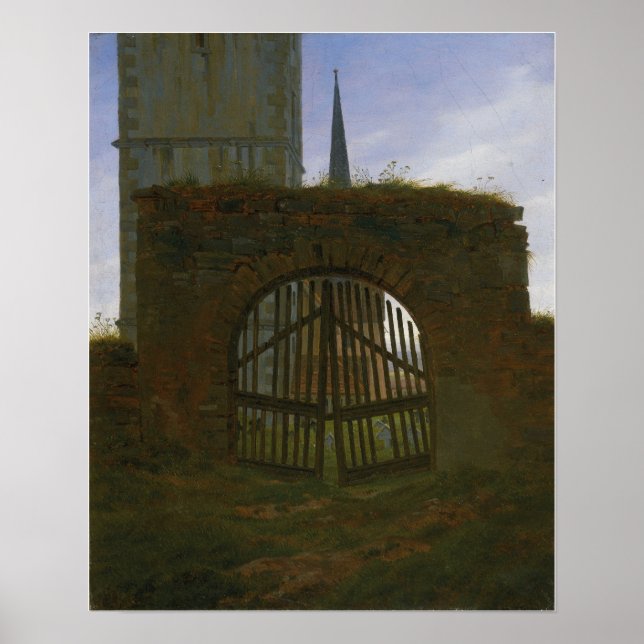 Friedrich - Churchyard Gate Poster (Front)