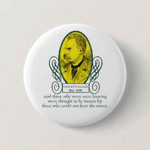 Friedrich Nietzsche 6 Cm Round Badge