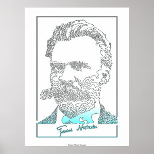 Friedrich Nietzsche. German philosopher [010] Poster