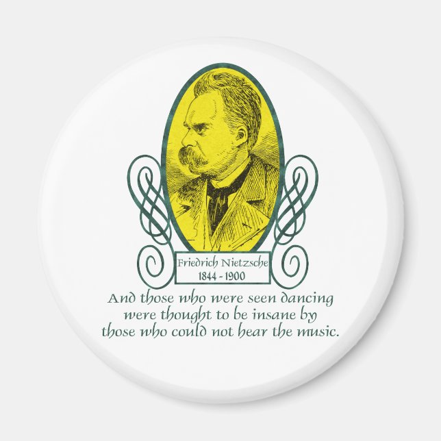 Friedrich Nietzsche Magnet (Front)