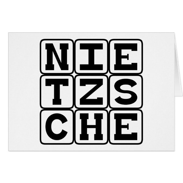 Friedrich Nietzsche, Philosopher (Front Horizontal)