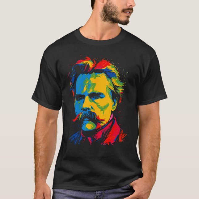 Friedrich Nietzsche Philosopher T-Shirt (Front)