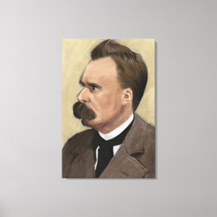Friedrich Nietzsche Philosophy Fine Art Box Canvas