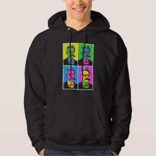 Friedrich Nietzsche Pop Art Poster Style Hoodie