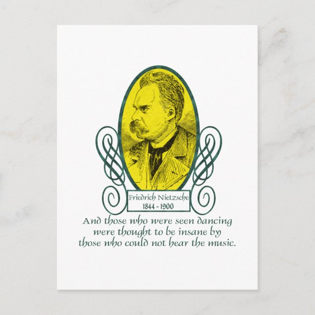 Friedrich Nietzsche Postcard (Front)
