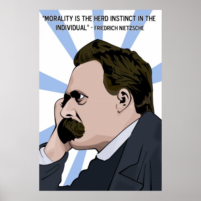 Friedrich Nietzsche Poster (Front)