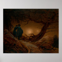 Friedrich - Two Men Contemplating Moon