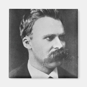 Friedrich Wilhelm Nietzsche (1844-1900) 1873 (b/w Magnet