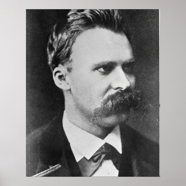 Friedrich Wilhelm Nietzsche (1844-1900) 1873 (b/w Poster (Front)